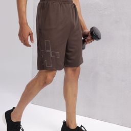 HRX by Hrithik Roshan Men Brand Logo Print Rapid-Dry Training Shorts-picture-4