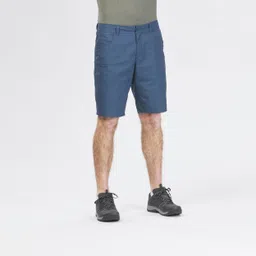 quechua Men Light Cargo Shorts Abyss Blue - NH500 image 1