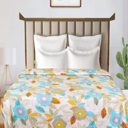 RD TREND Cream-Coloured Microfiber AC Room 150 GSM Double Bed Dohar-image-28