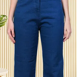 Ira Collections Women Comfort Straight Fit Mid-Rise Stretchable Jeans image 2