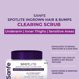 Sanfe Set Of 3 Spotlite Sensitive Areas Body Scrub - 100 g Each image 4