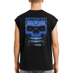 Metronaut Men Printed Pure Cotton Oversized T-shirt-picture-32