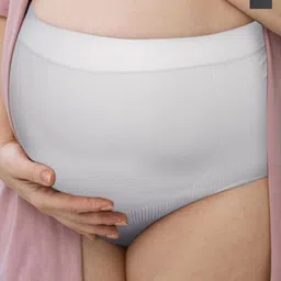 NEWMOM Pack Of 2 High-Rise Seamless Breathable Maternity Support Briefs 0803-234-image-62