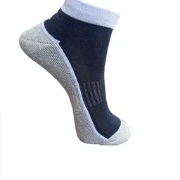 HRX by Hrithik Roshan Pack Of 5 Striped Shoe-Liners Socks image 4