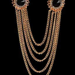 Curren Rose Plated Alloy Brooch image 1