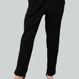 Me Craft Women Comfort Mid-Rise Peg Trousers-image-89