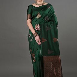 Moda Rapido Woven Design Zari Banarasi Saree-picture-49