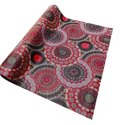 Mopak Decor Maroon Set of 1 Regular Shelf Liner Organisers image 2