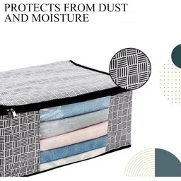 AMAK INC Black Fabric Multi-Utility Wardrobe Organisers image 4