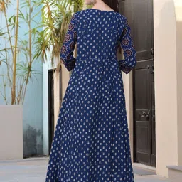 JAINICA Women Ethnic Motifs Printed Regular Kurta with Palazzos & With Dupatta image 4