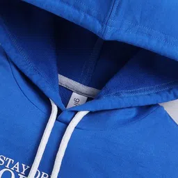 Ginie Boys Typography Printed Hooded Sweatshirt image 3