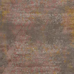 DDecor Brown Abstract Anti-Skid Polypropylene Carpet image 2