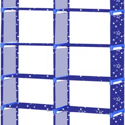 flipkart perfect homes studio Christmas Print 12 Shelf Book Organizer Metal Open Book Shelf image 3