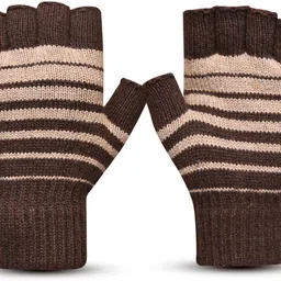desoria Striped Winter Women Gloves image 5