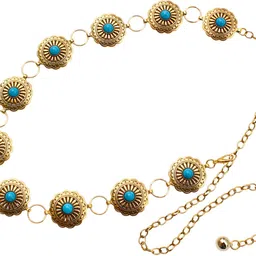 Women Casual, Evening, Formal, Party Gold Metal Belt-image-47