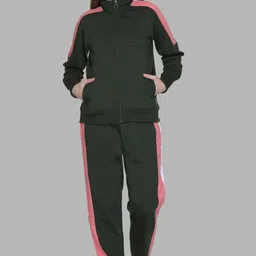 plush push the fashion Colorblock Women Track Suit-picture-28