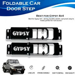 sorax Door Hinge Step with Folding Foot Pedal, Compatible for Gypsy Car Pedal Assembly image 1