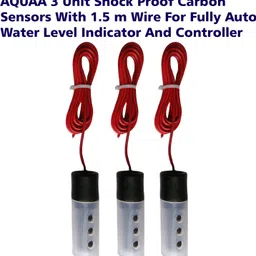 AQUAA SOLUTION AQ00CS03 3 Unit Carbon Sensors With 1.5 m Wire For Water Lavel Wired Sensor Security System image 3