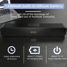 BVEXO NEW E91 Dolby sound Bass With {MOBILE,TABLET,LAPTOP,COMPUTER,Gaming} supported 20 W Bluetooth Home Theatre image 3