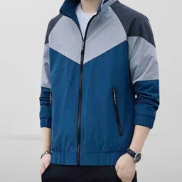 KOMAL ENTERPRISES Solid Men Wind Cheater image 3