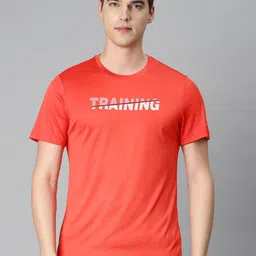 Alcis Men Typography Printed Anti Static Slim Fit T-shirt image 1