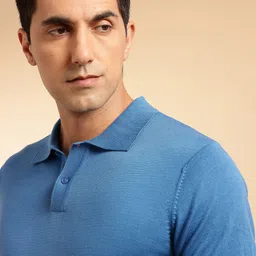 French Connection Pure Cotton Polo Collar Knit T-shirt image 5