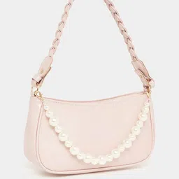 Styli Embellished PU Swagger Shoulder Bag image 3
