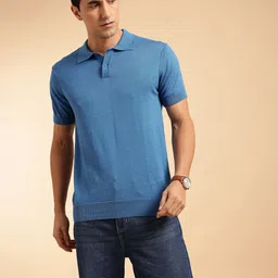 French Connection Pure Cotton Polo Collar Knit T-shirt image 2