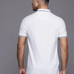 Louis Philippe Sport Polo Collar Pure Cotton T-shirt image 3
