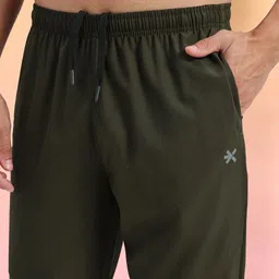 HRX by Hrithik Roshan Men Mid-Rise Rapid-Dry Training Joggers with Reflective Elements image 5