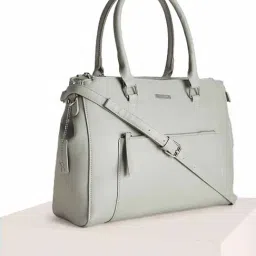 Forever Glam by Pantaloons Grey Medium Satchel Handbag-image-89