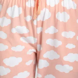 R&B Pink Cotton Printed Capris image 4