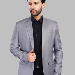 UR ETHICS Slim-Fit Single Breasted Blazer-picture-0