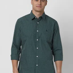 Van Heusen Sport Men Slim Fit Checked Casual Shirt image 1