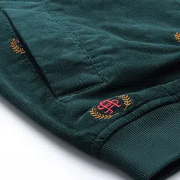 Allen Solly Mock Collar Brand Logo Embroidered Corduroy Tailored Jacket image 4