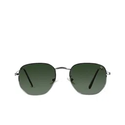 Woggles Unisex Green Lens & Silver-Toned Other Sunglasses with image 3