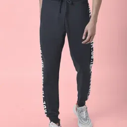 People by Pantaloons Dark Grey Regular Fit Printed Joggers-picture-28