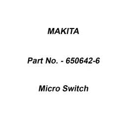 Makita Micro Switch DMU-1215 Suitable For UH4261, Part No 650642-6-picture-27