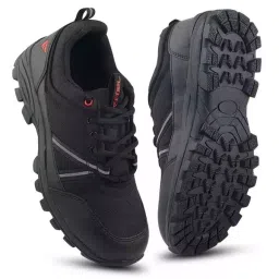 Fuel Steel Toe Safety Shoes Double Density Size UK 9 Black Model WINGS-image-3