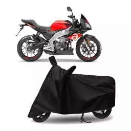 Auto Pearl Bike Cover for Aprilia Tuono 150 BS6 (Black)-picture-33