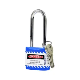 Asian Loto Long Shackle Lockout Padlock 3 Keys per Padlock Reinforced Nylon, ALC-LPL (Pack of 10)-picture-35