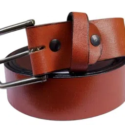 PERKED Men Textured Leather Tang Closure Belt image 5