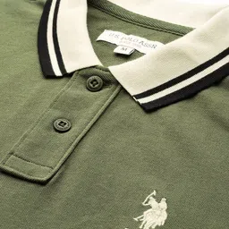 U.S. Polo Assn. Pure Cotton Slim Fit Polo T-shirt image 4