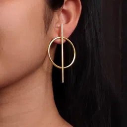 D9creation Circular Drop Earrings-image-25