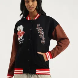 United Colors of Benetton Band Neck Typography Varsity Sweatshirt-picture-34