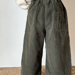 LULU & SKY Unisex Kids High-Rise Easy Wash Trousers image 3