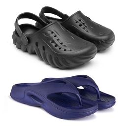 BERSACHE Men Pack Of 2 Self Design Clogs-picture-28