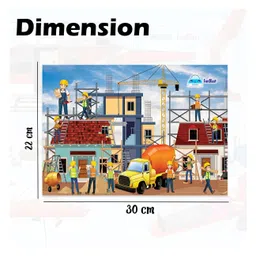 FunBlast Building Construction Jigsaw Puzzle for Kids  Set of 1- 24 Pcs Puzzle image 3