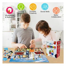 FunBlast Building Construction Jigsaw Puzzle for Kids  Set of 1- 24 Pcs Puzzle image 4