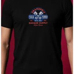 OUTLAWS Men Typography Printed T-shirt image 4